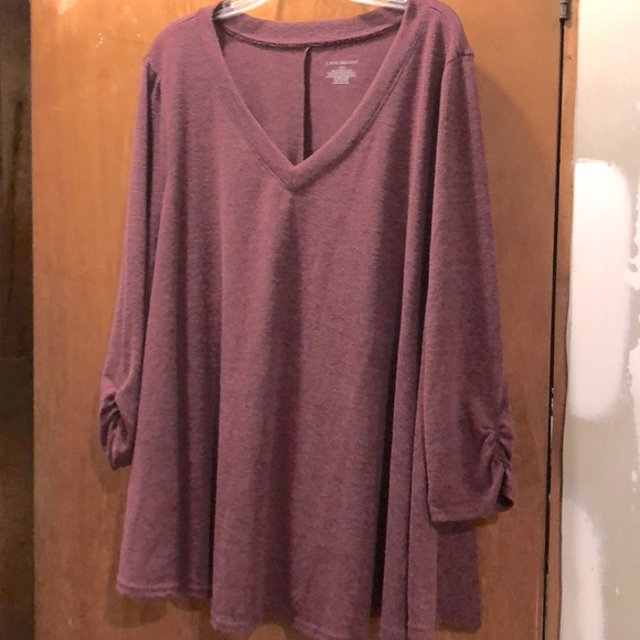 Mauve tunic sweater - Picture 1 of 5